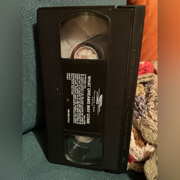 🛌 Vintage What Dreams May Come 1998 Robin Williams Cuba Gooding Jr. THX VHS 📼 - Picture 3 of 4